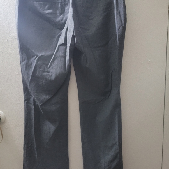 Loft | Grey Julie Trouser Work Slacks Pants - Picture 5 of 5